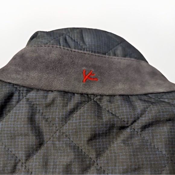 Isaia Men’s Vest L (EU 52) Quilted Puffer Blue, Lining, Extralight Aqua, Italy - Picture 5 of 12